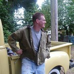 yellow truck shot