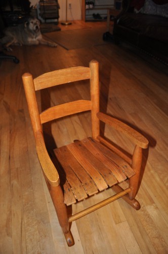 child's rocking chair