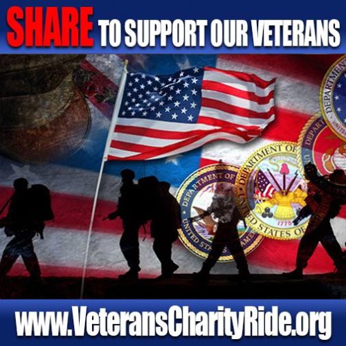 veterans charity ride SHARE THIS