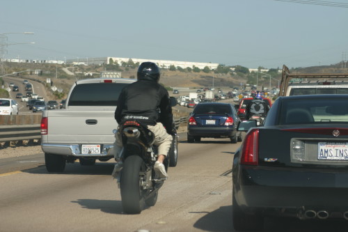 Lane Splitting in California